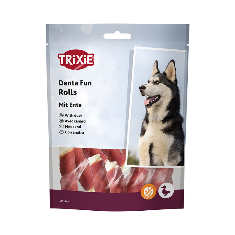 DentaFun MINI žvýkací tyčinky s kachním masem, 6 cm/120 g