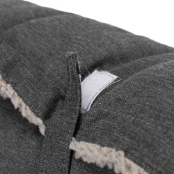 Cestovní podložka BENDSON, rolovací, tmavě šedá/světle šedá