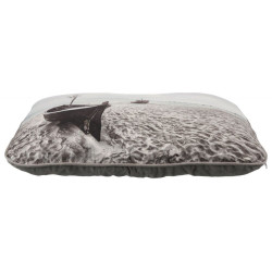 Polštář Beach tmavošedá / fotopotisk