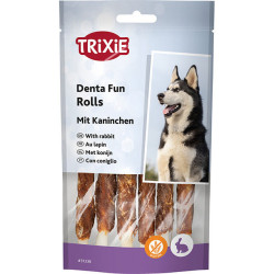 DentaFun žvýkací rolky s králíkem 6ks, 12 cm/70 g