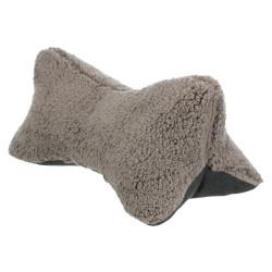 Polštář pod hlavu BENDSON ergonomický, 40 x 22 cm, světle šedá/tmavě šedá