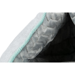 JUNIOR plyšová jeskyně - stan 45 x 30 x 40 cm šedá