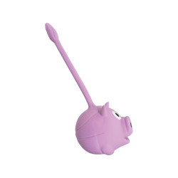 Prasátko míček s vysokým ocáskem 8x20cm, se zvukem, latex, HipHop