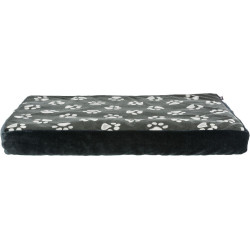 Obdélníkový polštář JIMMY černý s tlapkami