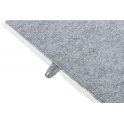 LIVIA měkká boudička, tmavošedá/bílá