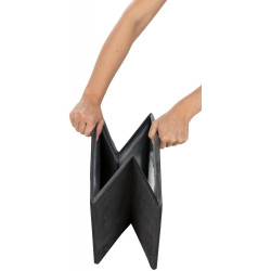 LIVIA měkká boudička, tmavošedá/bílá