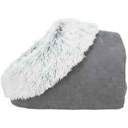 Jeskyně HARVEY 35 × 26 × 41 cm, plyš s dlouhým vlasem, šedá