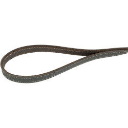 Vodítko RUSTIC kožené, XS-S: 1,20 m / 12 mm , šedá