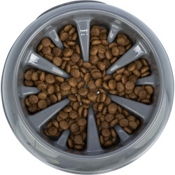 Miska k pomalému krmení, design slunečnice, plast/TPR