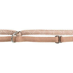 Vodítko PREMIUM přepínací, neoprenové polstrování, boho/karamel