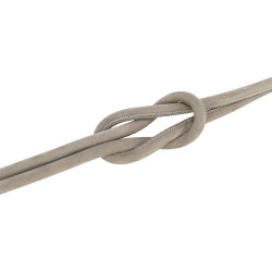 BE NORDIC kulaté kožené vodítko XS-L: 1.20 m/ 8 mm, šedá