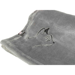 Plyšová deka NILAY pro alergiky, šedá