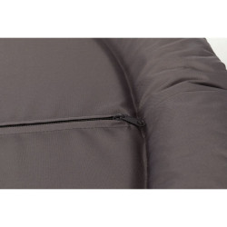 STRONG Edition oválný polštář SAMOA s okrajem, 80 x 60 cm, šedá