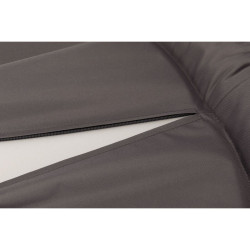 STRONG Edition oválný polštář SAMOA s okrajem, 80 x 60 cm, šedá