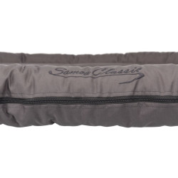 STRONG Edition oválný polštář SAMOA s okrajem, 80 x 60 cm, šedá