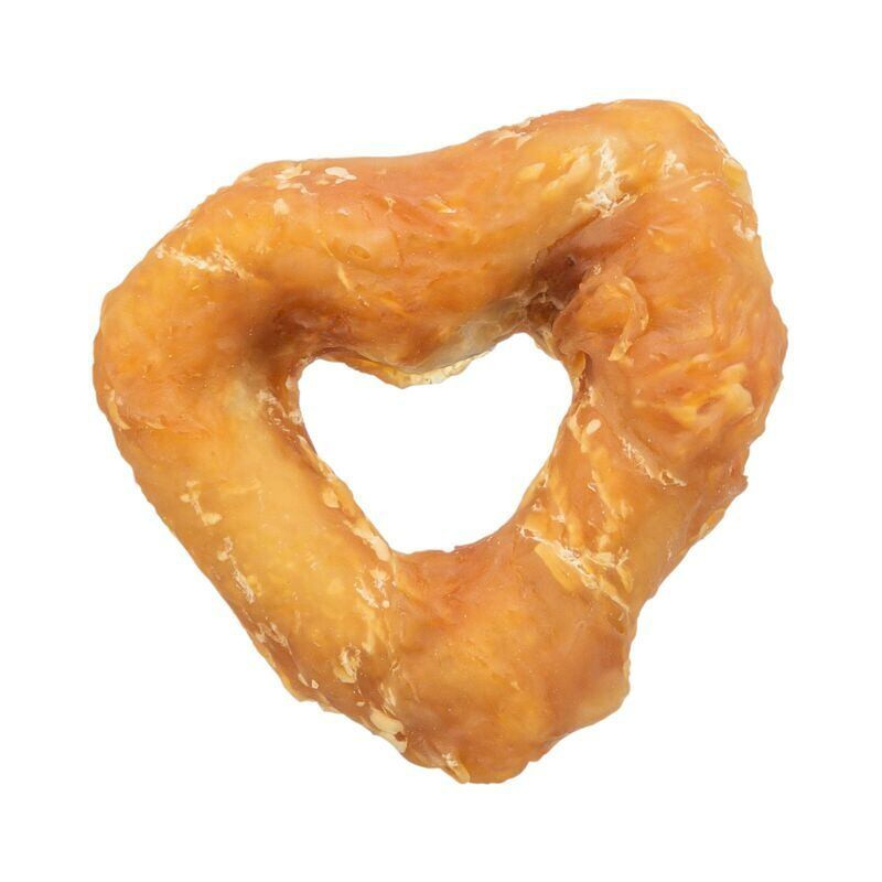 DentaFun Heart, buvolí srdce s kuřecím masem [200 ks], 6 cm/20 g