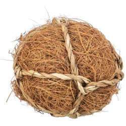 Míček - přírodní hračka pro hlodavce ø 6 cm, kokosová vlákna/mořská tráva