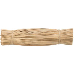 Otýpka - přírodní hračka pro hlodavce, ø 3,5 × 16 cm, tráva/juta