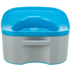 Cestovní miska STRONG, 21 x 11 x 21 cm, tmavošedá/petrolejová