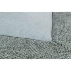 Podložka k ležení VIVIANA, sametová tkanina, modrošedá