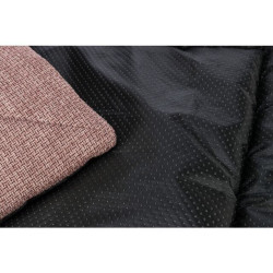 Podložka k ležení VIVIANA, sametová tkanina, antická růžová