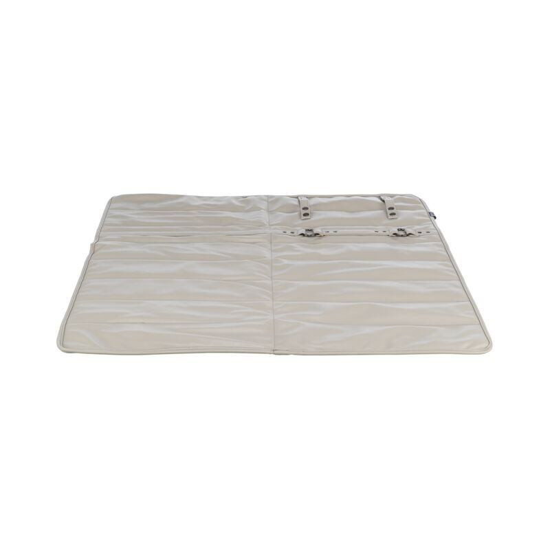 CityStyle cestovní deka, umělá kůže 80 x 80 cm, světle šedá