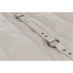 CityStyle cestovní deka, umělá kůže 80 x 80 cm, světle šedá