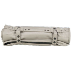 CityStyle cestovní deka, umělá kůže 80 x 80 cm, světle šedá