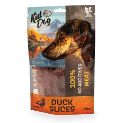 KIDDOG SUPER PREMIUM 100% kachní prsa bez aditiv, proužky 80 g