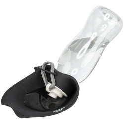 Lahev na vodu se sklopnou silikonovou miskou, 0.55 l, plast/silikon