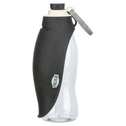 Lahev na vodu se sklopnou silikonovou miskou, 0.55 l, plast/silikon