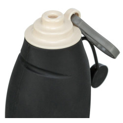Lahev na vodu se sklopnou silikonovou miskou, 0.55 l, plast/silikon