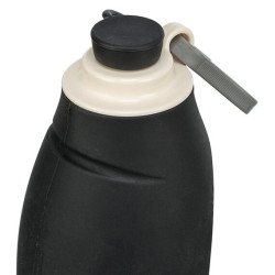 Lahev na vodu se sklopnou silikonovou miskou, 0.55 l, plast/silikon