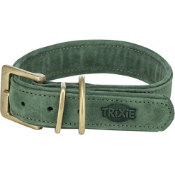 Obojek PURE kožený, šalvějová