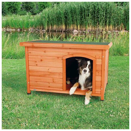 Bouda pro psa, dřevěná, rovná střecha, M-L 104x72x68 cm TRIXIE