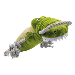 Krokodýl pískací, plyšová hračka pro psy 34 cm, HipHop Dog