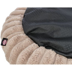 Kulatý pelech LONNI, manšestrový plyš, béžová