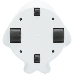 Snack Popper, zásobník vypouštěcí pamlsky - aktivní hračka, 21x10x12cm, bílá