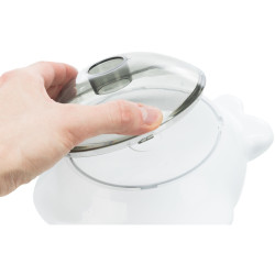 Snack Popper, zásobník vypouštěcí pamlsky - aktivní hračka, 21x10x12cm, bílá