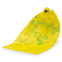 PetBuddy sáčky na exkrementy CITRON 4 role/ á 20 sáčků s potiskem a vůní