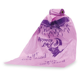 PetBuddy sáčky na exkrementy LEVANDULE 4 role/ á 20 sáčků s potiskem a vůní