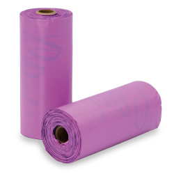 PetBuddy sáčky na exkrementy LEVANDULE 4 role/ á 20 sáčků s potiskem a vůní