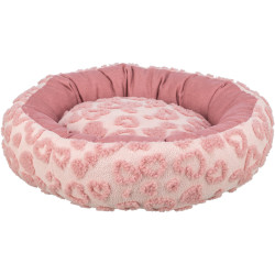 Pelech HEARTS se srdíčky, kulatý s okrajem, 50 cm, růžová - LIMITOVANÁ NABÍDKA