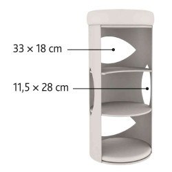 Škrábací válec pro kočky TOWER GRACIA béžový 38 cm/85 cm