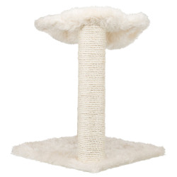 Škrábadlo BAZA dva sloupky s lehátkem 50cm - krémové