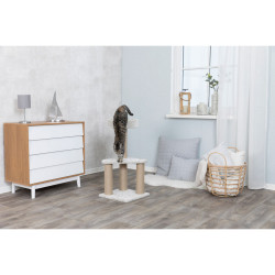 Škrábadlo IVAN 82 cm, světle šedé