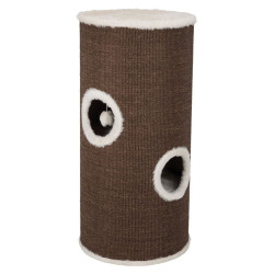 Škrábadlo VITUS Cat Tower, 115 cm, hnědo/krémové