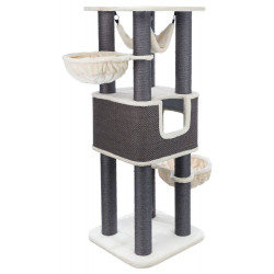 XXL škrábadlo HUMBERTO, 174 x 68 x 68, krémová/šedá