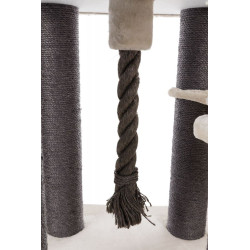 XXL škrábadlo HUMBERTO, 174 x 68 x 68, krémová/šedá