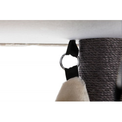 XXL škrábadlo HUMBERTO, 174 x 68 x 68, krémová/šedá